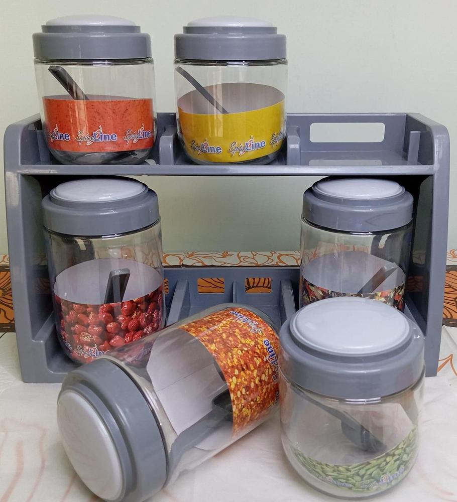 6 In 1 Spices Jar Set