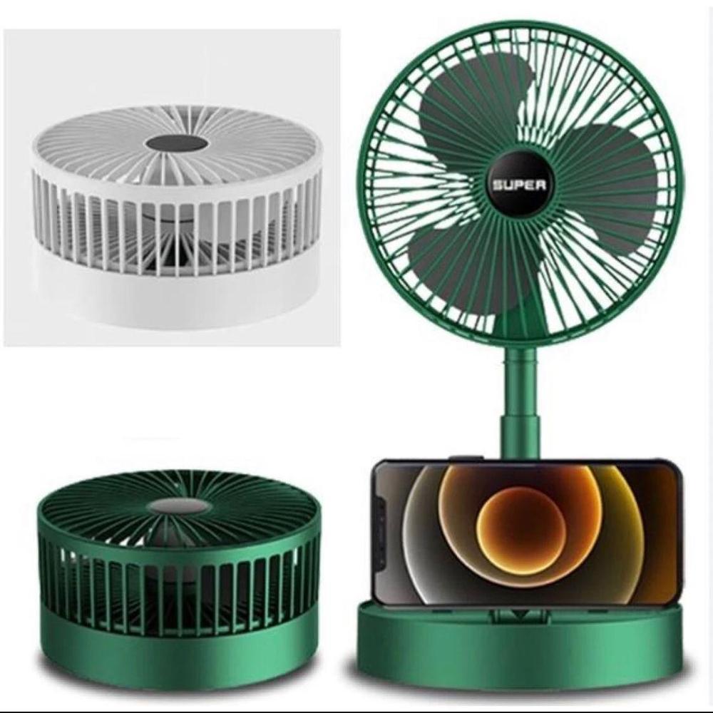 Green Desk Fan