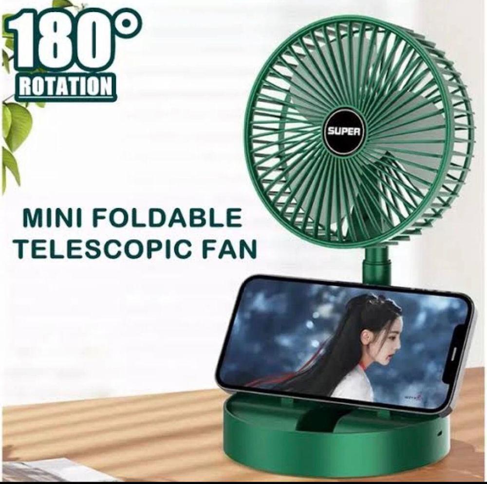Green Desk Fan
