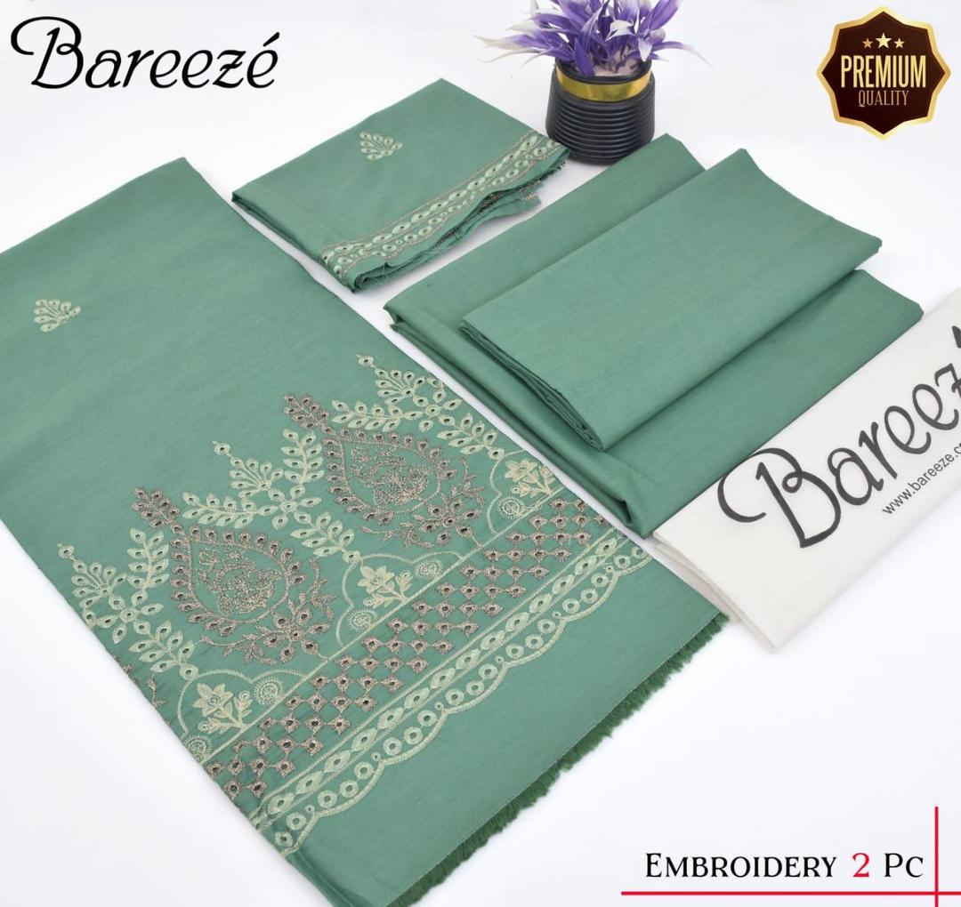 2 Pcs Unstitched Chikankari