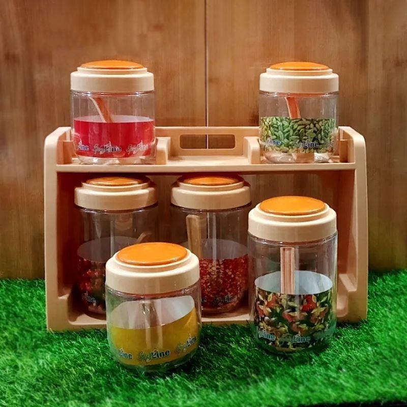 6 In 1 Spices Jar Set