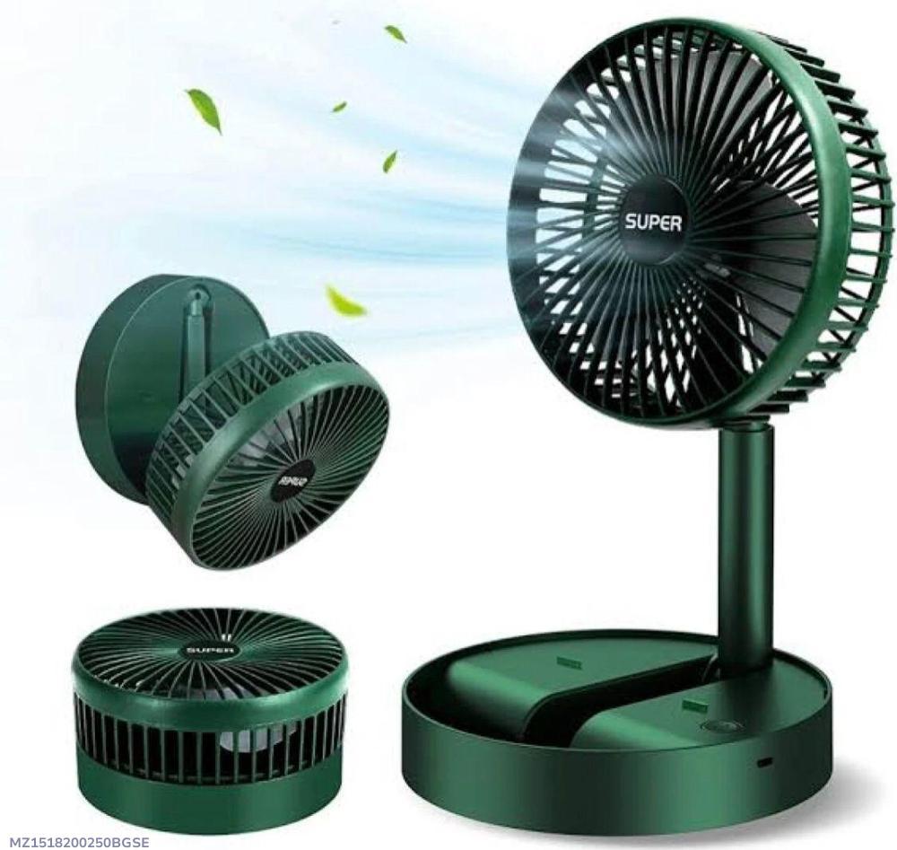 Green Desk Fan