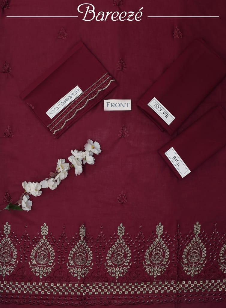 2 Pcs Unstitched Chikankari